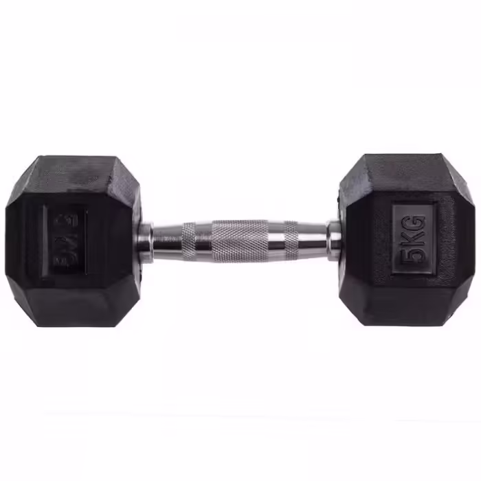 Гантель 5 кг SILAPRO Hexagonal ganter