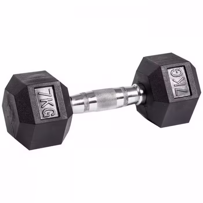 Gantera 7 kg SILAPRO Hexagonal ganter