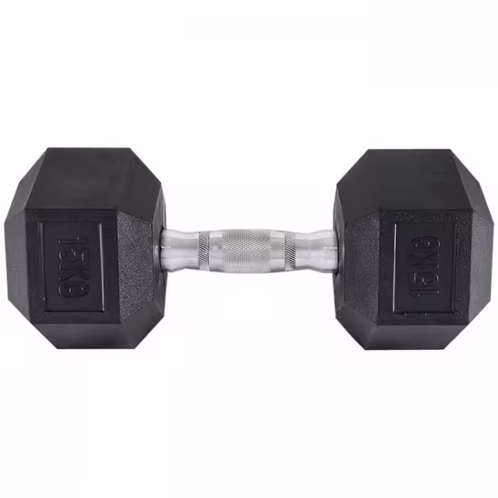 Gantera 15 kg SILAPRO Hexagonal ganter