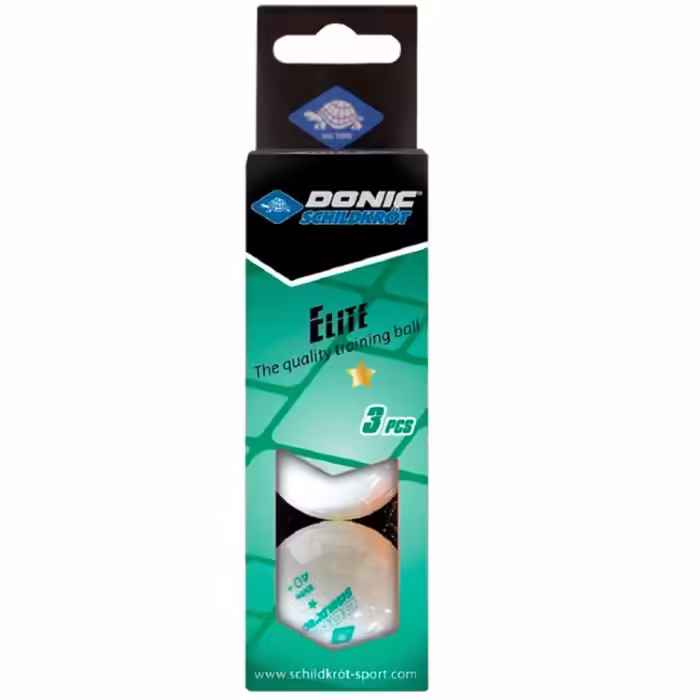 Набор мячей для настольного тенниса 3шт Donic Elite 1 Star 40+
