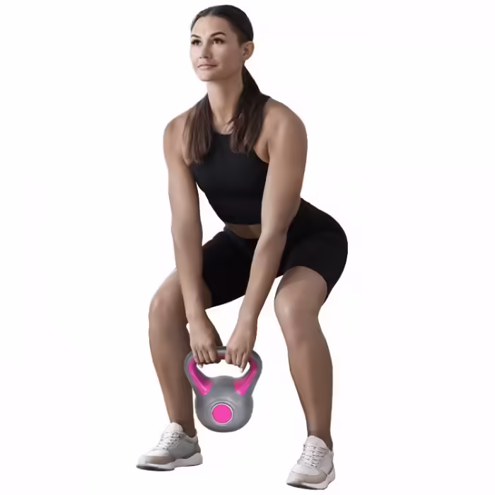 Greutate 2 kg YORK Vinyl Kettlebell - 3