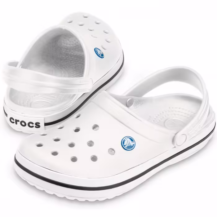 Slapi Crocs Crocband Alb 42-43 - 5