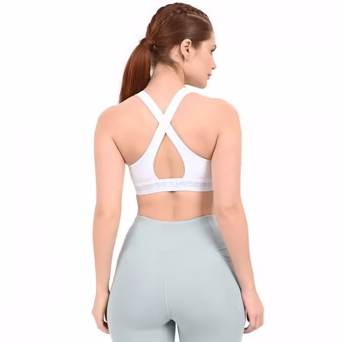 Спортивное бра Under Armour UA CROSSBACK MID BRA Белый XL - 2