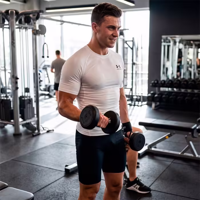 Футболка Under Armour UA HG COMP SS Белый S - 7