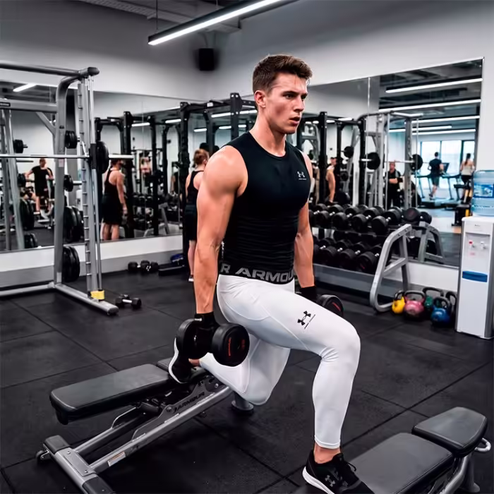 Легинсы Under Armour HeatGear Compression Белый L - 8