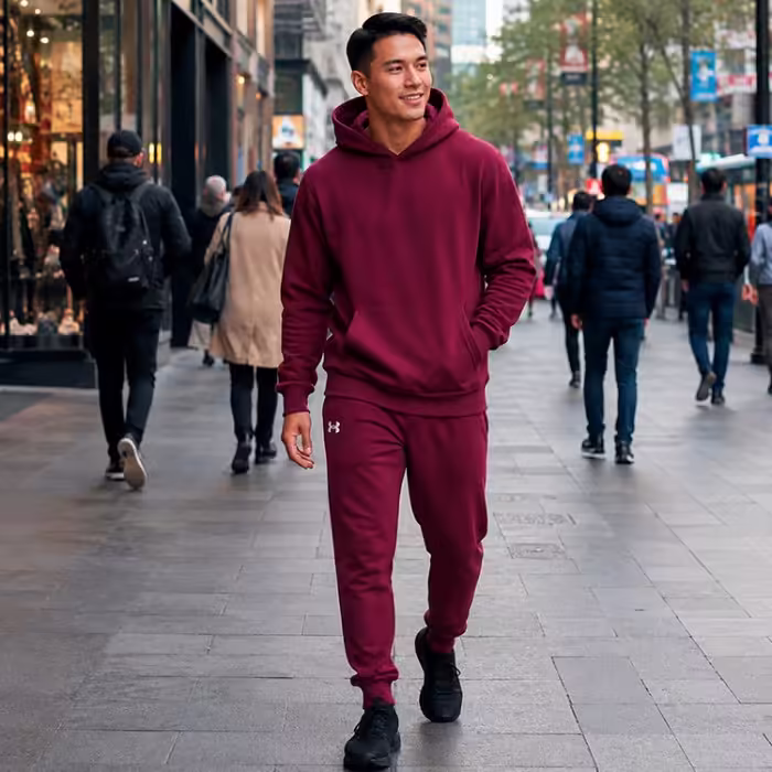 Брюки Under Armour UA Rival Fleece Joggers Бордовый S - 7
