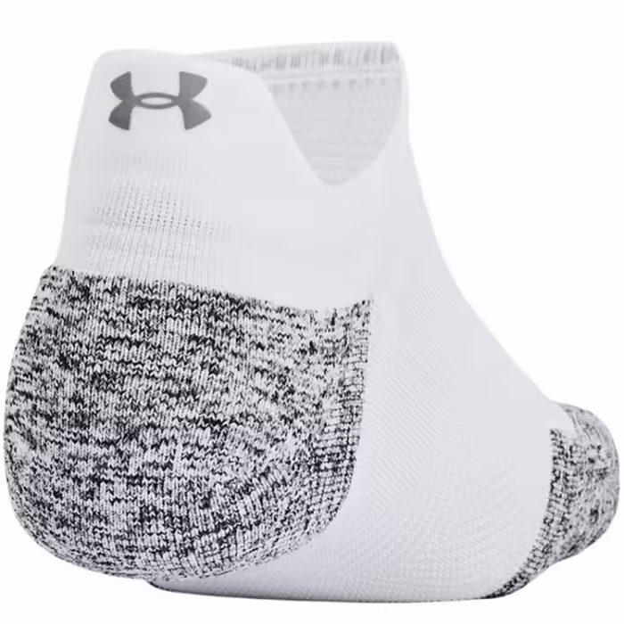 Sosete Under Armour ArmourDry Run Cushion Alb L - 2