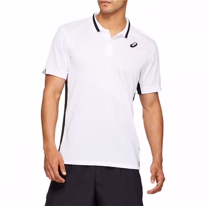 Polo Asics CLUB M POLO SHIRT WHITE - 2