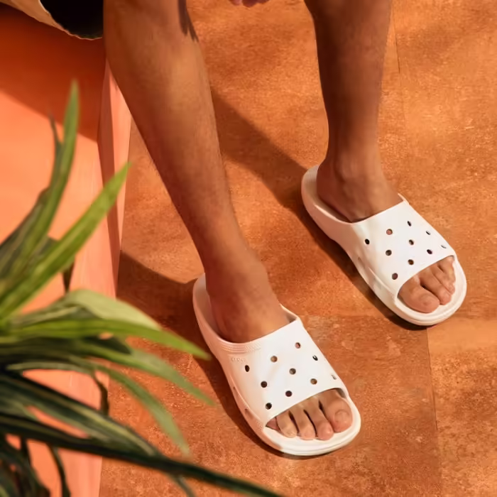 Slapi Crocs Saturday Slide Alb 42-43 - 9
