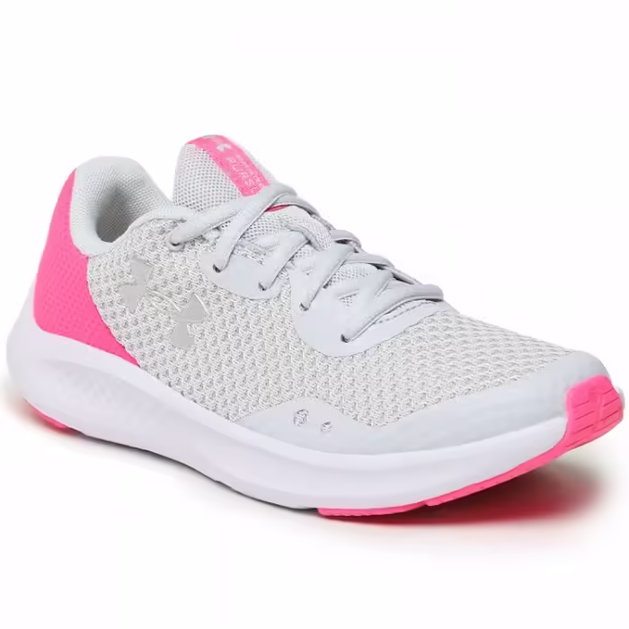 Incaltaminte Sport Under Armour UA GGS Charged Pursuit 3 Alb-roz 38 - 5