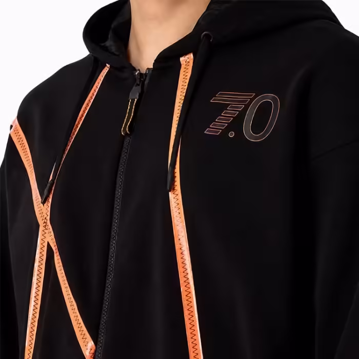 Hanorac EA7 EMPORIO ARMANI FELPA Negru XXL - 5