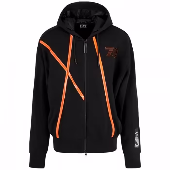 Hanorac EA7 EMPORIO ARMANI FELPA Negru XXL - 6