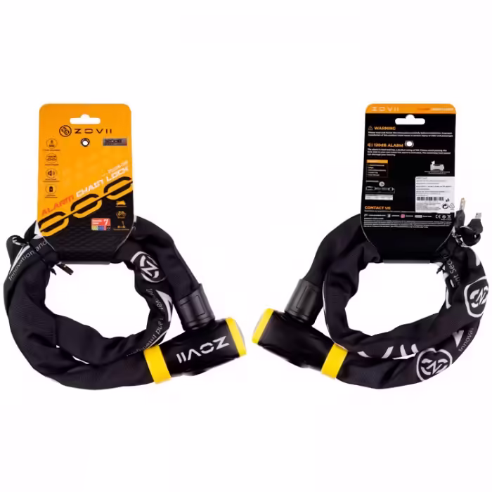 Sistema antifurt Zovii smart chain alarm Negru 120 см - 3
