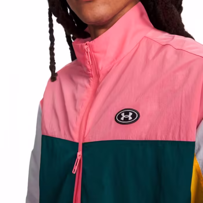 Hanorac Under Armour Icon Woven Full Zip Verde L - 5