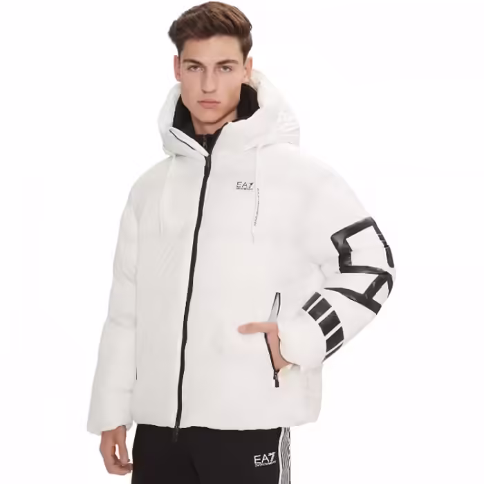 Куртка EA7 EMPORIO ARMANI PADDED JACKET WITH HOOD - 2