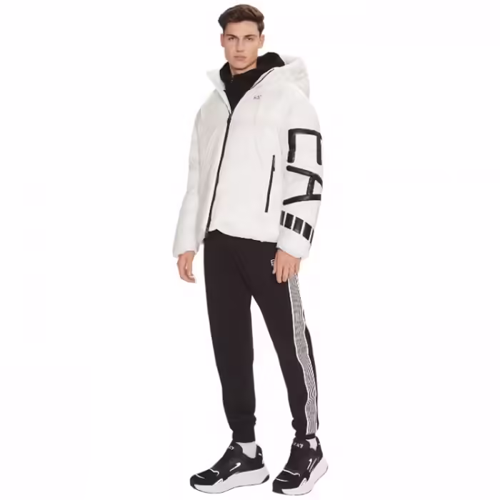 Куртка EA7 EMPORIO ARMANI PADDED JACKET WITH HOOD - 3
