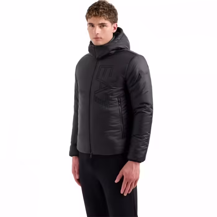Куртка EA7 EMPORIO ARMANI TECHNICAL FABRIC PADDED JACKET WITH HOOD - 4