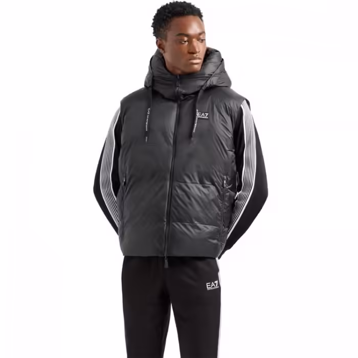 Жилет EA7 EMPORIO ARMANI REVERSIBLE VEST WITH HOOD - 4