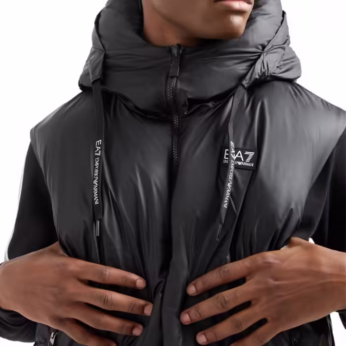 Жилет EA7 EMPORIO ARMANI REVERSIBLE VEST WITH HOOD - 5