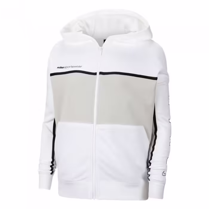 Hanorac Nike W NSW FZ FT ARCHIVE RMX Alb L