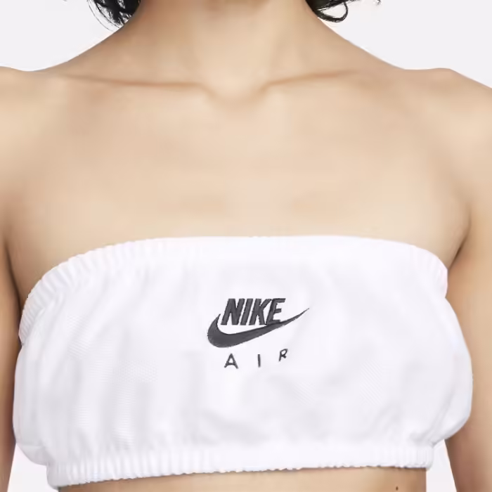 Bra sportive Nike W NSW AIR PIQUE TOP BANDEAU Alb XS - 2