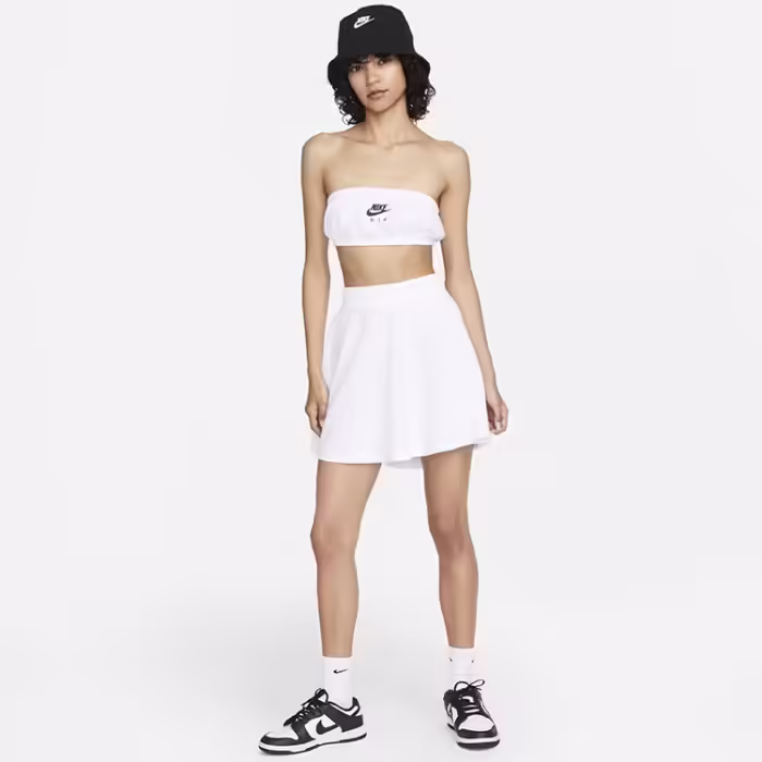 Bra sportive Nike W NSW AIR PIQUE TOP BANDEAU Alb XS - 10