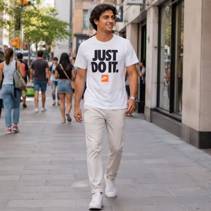 Tricou Nike NSW TEE FRAN JDI VERBIAGE Alb XS - 7