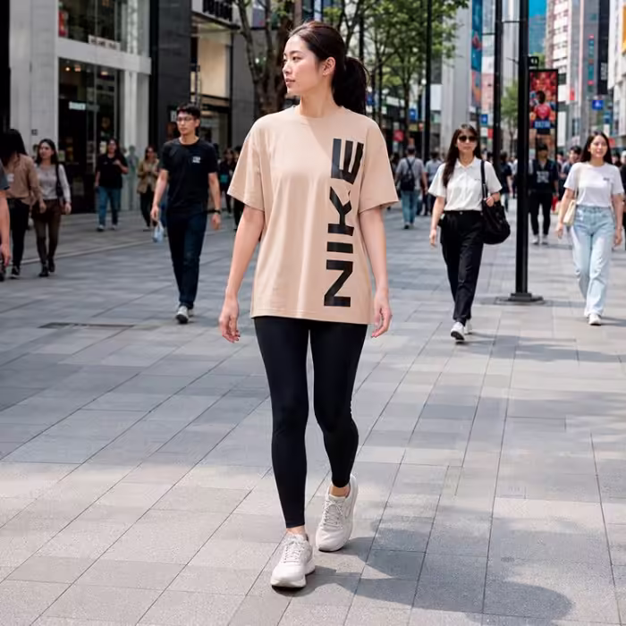 Футболка Nike W NSW TEE AIR Бежевый XS - 7