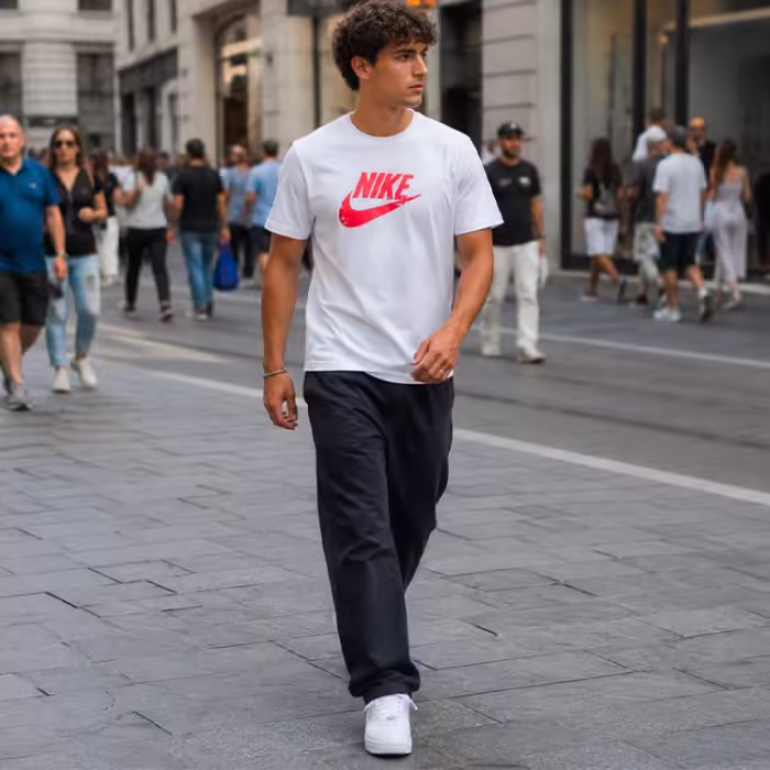 Футболка Nike M NSW TEE 12MO FUTURA Белый M - 7