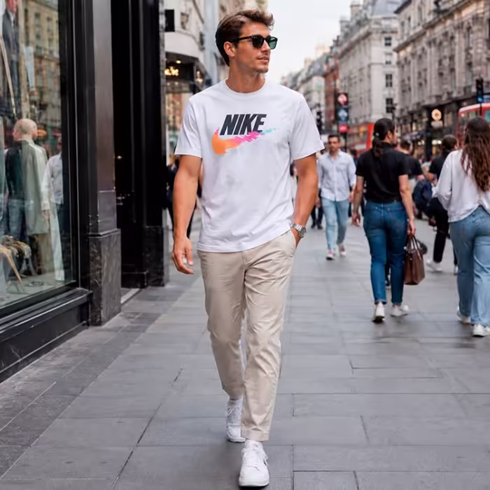 Tricou Nike M NSW TEE 6MO FTRA Alb XS - 7