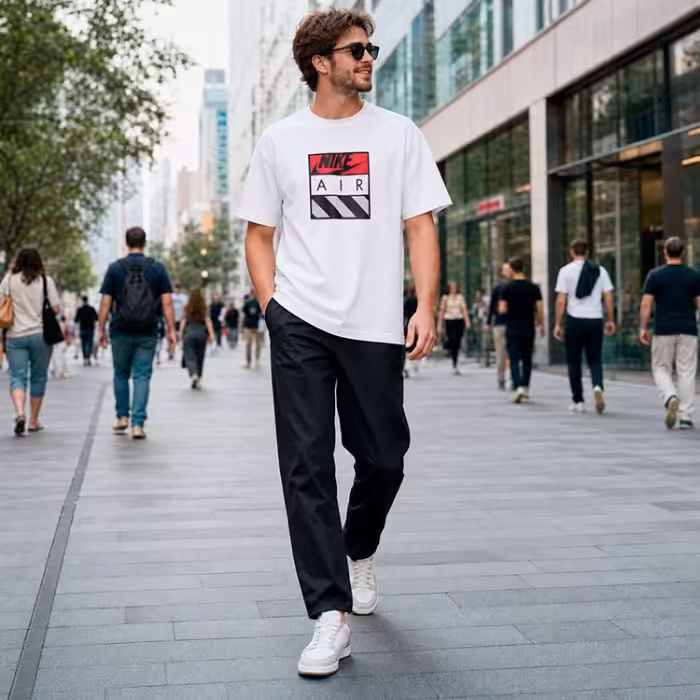 Tricou Nike M NSW TEE M90 NK AIR 1 Alb S - 8