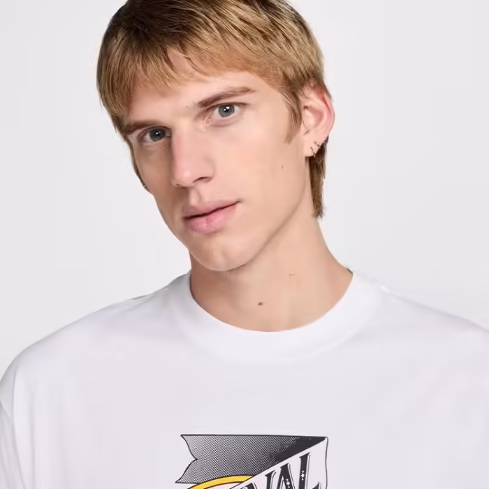 Tricou Nike U NSW TEE M90 TEST PRINT Alb S - 6
