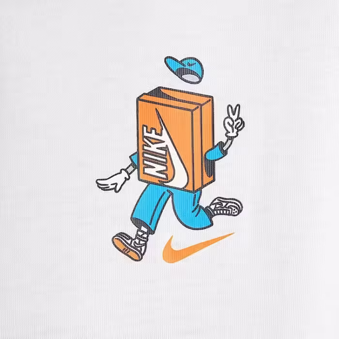 Футболка Nike K NSW TEE BOXY 1 JDI MUSIC Белый S - 6
