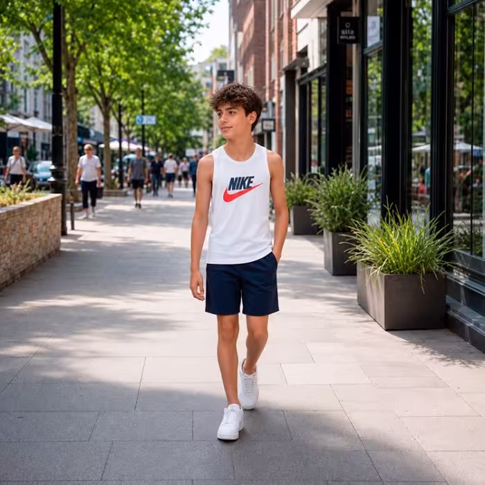 Maiou Nike K NSW TANK TEE Alb M - 7