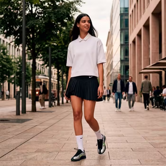 Футболка Nike LUXE BOXY Белый S - 7