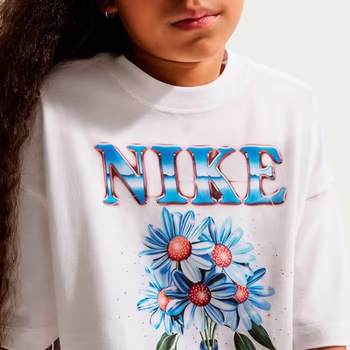 Tricou Nike SPORTSWEAR FLOWERS Alb M - 6