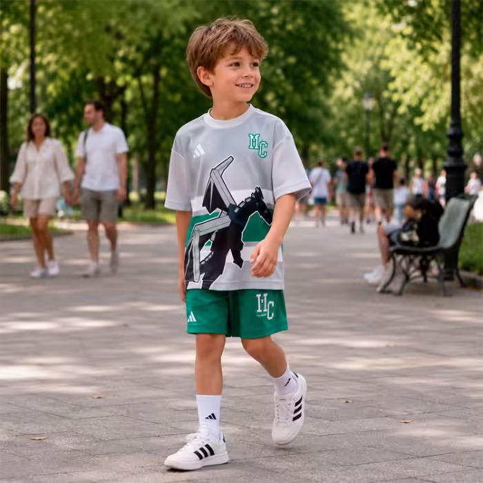 Футболка Adidas LK MC TEE Серый 110 - 7