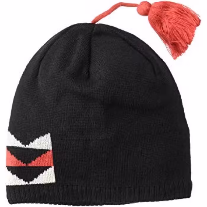 Шапка Salomon ESCAPE BEANIE Черный/Серый/Светло-розовый
