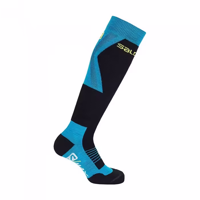 Носки лыжные Salomon S/MAX JR DX+SX Черный/Синий 27-30