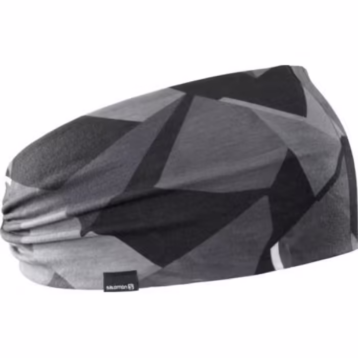 Caciula-sarf Salomon LIGHT HEADBAND Negru-gri