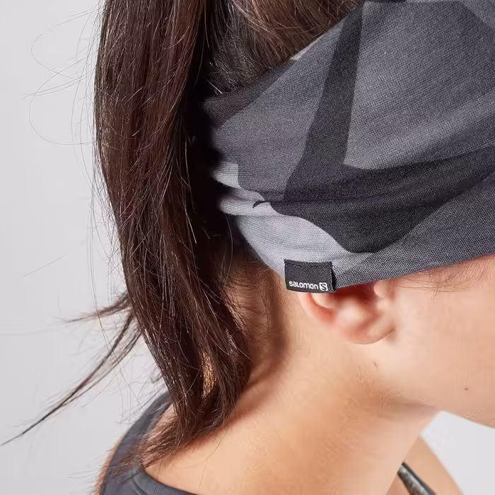 Caciula-sarf Salomon LIGHT HEADBAND Negru-gri - 3