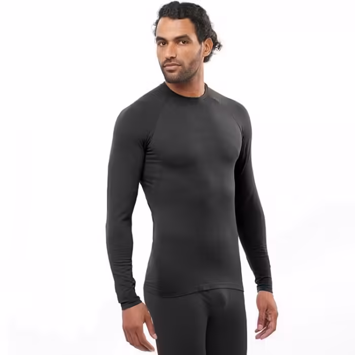 Футболка с длинным рукавом термобелье Salomon SNTIAL WARM LS TOP M - 2