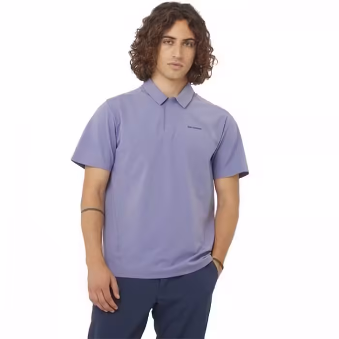 Поло Salomon TRACKLINE POLO M Голубой M