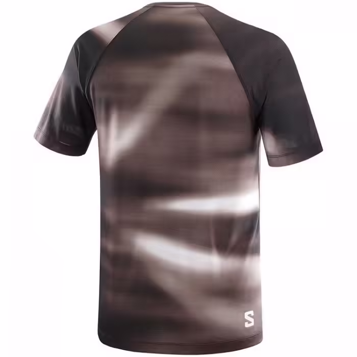 Tricou Salomon SHKout CORE SS TEE GFX M Maro L - 6