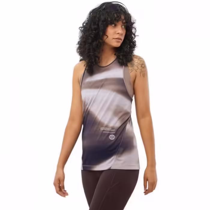 Майка Salomon SHAKE CORE TANK GFX W Коричневый XS