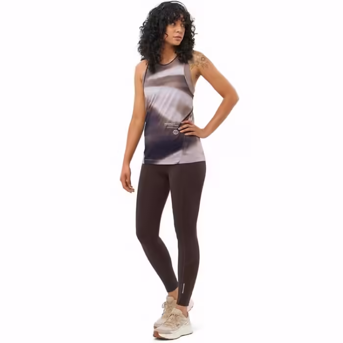 Майка Salomon SHAKE CORE TANK GFX W Коричневый XS - 3