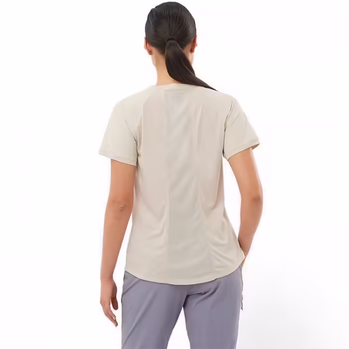Tricou Salomon OUTLINE SS TEE W Bej XS - 2