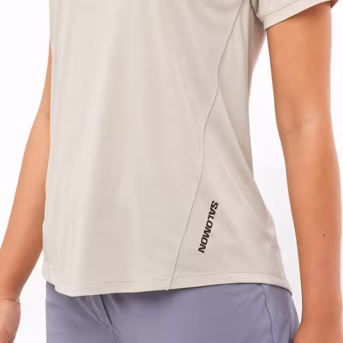 Tricou Salomon OUTLINE SS TEE W Bej XS - 5