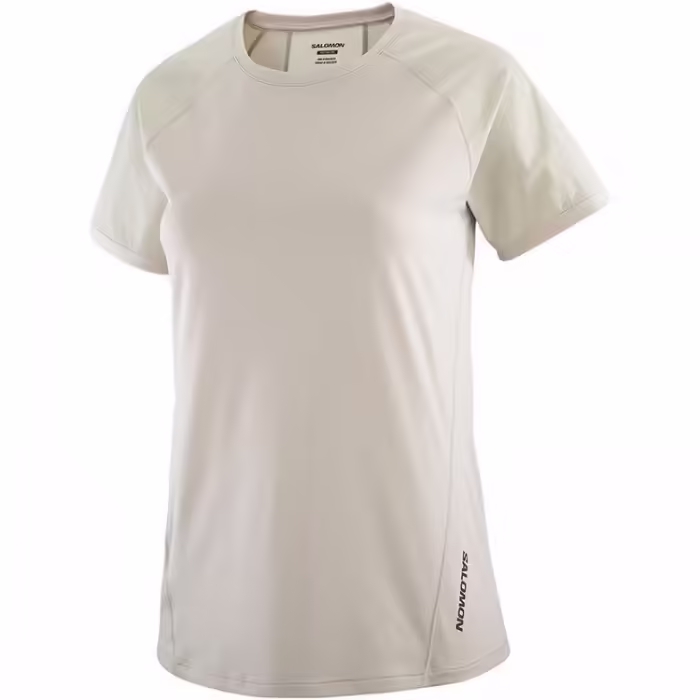 Tricou Salomon OUTLINE SS TEE W Bej XS - 6