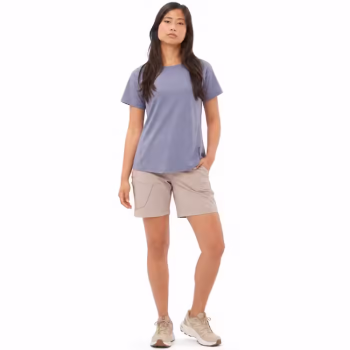 Футболка Salomon OUTLINE SS TEE W Голубой XS - 3